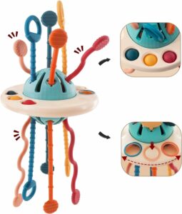 Food Grade Silicone Pull String Toy