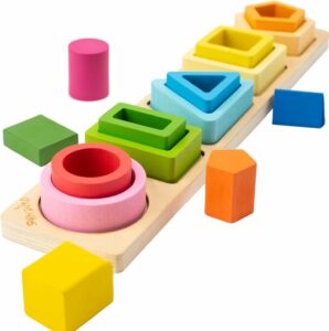 Wooden Sorting & Stacking Toy