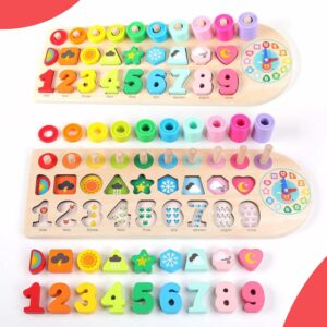 Number Puzzle with Clock