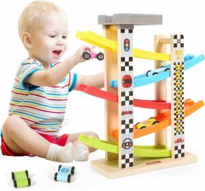  Montessori Toy  Race Track Car