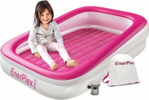 EnerPlex Inflatable Travel Bed with High Speed Pump